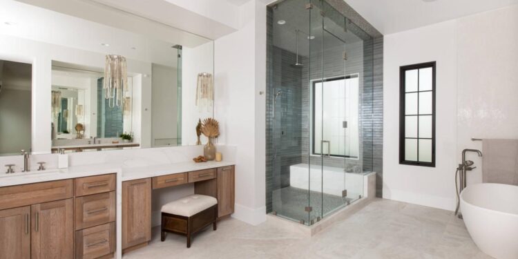 Modern Master Bathroom Shower